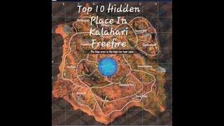 Top 10 Hidden Place Of Freefire in Kalahari map by Bappi Gaming(part 1)