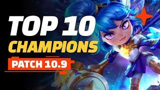 Top 10 Champions - Teamfight Tactics Patch 10.9