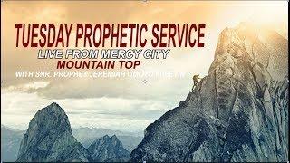 TUESDAY PROPHETIC SERVICE FROM MERCY CITY MOUNTAIN TOP LIVE (4TH FEB. 2020)