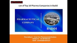 Top 10 PCD Pharma Franchise Companies in Baddi - List by Pharmafaq