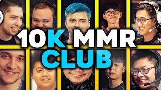 10.000 MMR CLUB - ALL 10k MMR Players with their BEST Plays in Dota 2 History