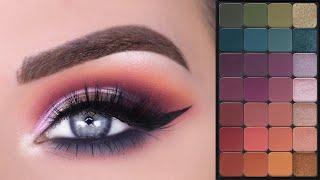 Makeup Geek Matrix Color Eyeshadow Palette | Colorful Eye Makeup Tutorial