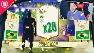 THE LAST 20 GUARANTEED PRIME ICON PACKS!!!! - FIFA 20 Ultimate Team