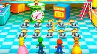Mario Party The Top 100 MiniGames - Luigi Vs Mario Vs Peach Vs Daisy (Master Cpu)