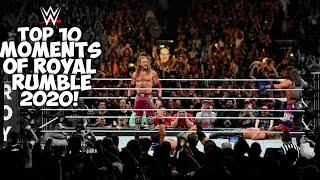 WWE Top 10 Moments Of Royal Rumble 2020 ! | Voiceover |