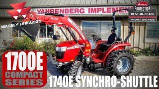 Massey Ferguson 1740E Synchro-Shuttle Compact Tractor (38.5 Engine/ 32.7 PTO HP)