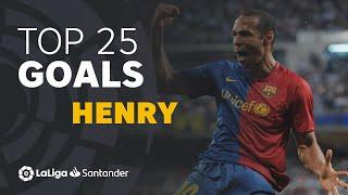 TOP 25 GOALS Thierry Henry en LaLiga Santander