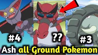 Ash all Ground Pokemon | Ranking all Ground  Pokemon | Top 5 Ground Pokemon of ash ,Pokemon in Hindi