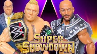 BROCK LESNAR VS RICOCHET WWE CHAMPIONSHIP ACTION FIGURE MATCH! SUPER SHOWDOWN 2020!