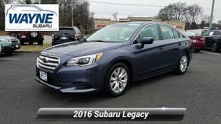 Certified 2016 Subaru Legacy 2.5i Premium, Pompton Plains, NJ U11913