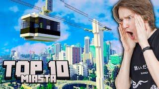 NAJLEPSZE MIASTA w MINECRAFT! | TOP 10 SZYMEQ