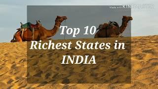 Top 10 Richest states in INDIA | According to GDP