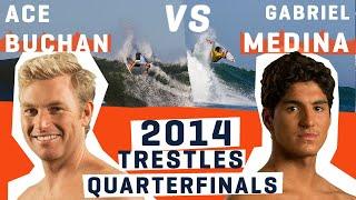 Gabriel Medina VS Ace Buchan, MUST SEE ACTION from the 2014 Hurley Pro @ Trestles | WSL REWIND