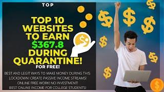 Top 10 jobs to work during quarantine|Best online income|job for students|online money goals
