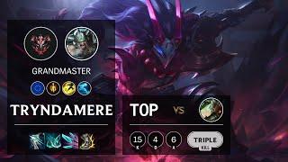 Tryndamere Top vs Riven - EUW Grandmaster Patch 11.10