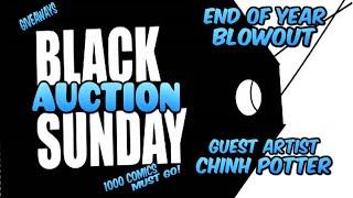 END OF YEAR COMIC AUCTION - GET READY BEST DEALS ON YOUTUBE - 1000 COMICS - GUEST ARTIST & GIVEAWAYS