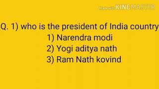 Top 10 Gk question on president in every country टोप 10 परेशिडेट इन world 2020 , India, England, 20