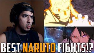 BEST NARUTO FIGHTS EVER!? | Top 10 Naruto Hand to Hand Combat Anime Fights | Naruto Fight Reaction