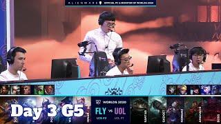 FLY vs UOL | Day 3 Group D S10 LoL Worlds 2020 | FlyQuest vs Unicorns of Love - Groups full game