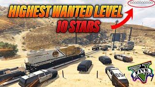 10 star police wanted level!! GTA 5