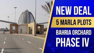 New Deal | 5 Marla Plots | Phase 4 | Bahria Orchard Lahore