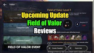 Black Desert Mobile Upcoming Update Field Of Valor & Bonus Effect