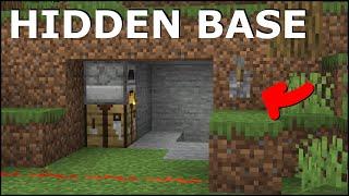 The BEST Hidden Base in Minecraft!