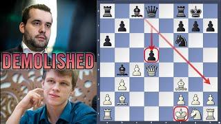 Demolished | Vladislav Artemiev vs Ian Nepomniachtchi, Chessable Masters 2020