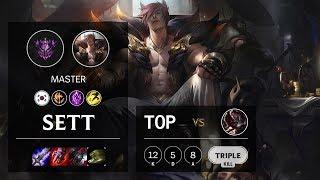 Sett Top vs Darius - KR Master Patch 10.8