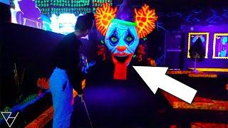 The Hardest Blacklight Mini Golf Course We Have Ever Played!