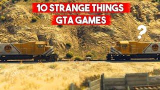 10 *STRANGE* Things That Are Same In Every GTA Game!