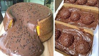 10+ Quick and Easy Chocolate Cake Decorating Tutorials | Yummy Chocolate Cake Recipes