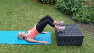 10-minute Top-to-Toe Workout: Feet-Elevated Hip Thrusts