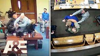 Court Cam: Lashing Out in the Courtroom - Top 4 Moments | A&E