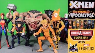 Marvel Legends SUGAR MAN BUILD A FIGURE BAF X-Men Age of Apocalypse Figure Review