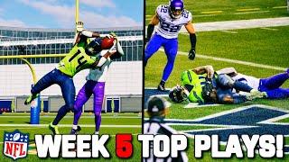 RECREATING THE TOP 10 PLAYS FROM NFL WEEK 5!! Madden 21 Challenge