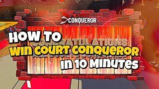 HOW TO WIN COURT CONQUEROR IN 10 MINUTES!!! FREE VC! FREE CLOTHES! BEST BUILD ON NBA 2K20!