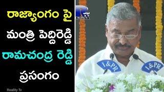 AP Minister Peddireddy Ramachandra Reddy Speech on Constitution Day in AP Rajbhavan Program | AP