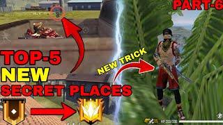 Top 5 Best Secret/Hidden Place For Rank Pushing ||Free Fire Part-6