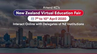 Attend New Zealand Virtual Education Fair from 7th to 10th April 20 directly from your Home!