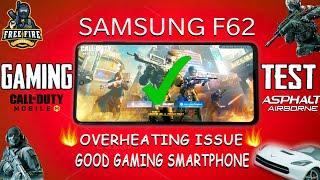 Samsung Galaxy F62 Gaming Review English | Samsung F62 heating issue | Galaxy F62 Battery drain test