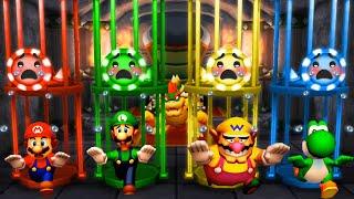 Mario Party The Top 100 - Mario Vs Luigi Vs Wario Vs Waluigi (Master Cpu)