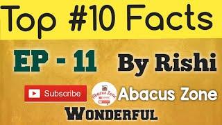 Top #10 Facts of this World | By Rishi | EP - 11 | WONDERFUL |