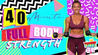 40 Minute Total Body Strength Workout | Sydney's Dirty 30 - Day 2