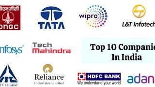 top 10 company in india #youtube top Indian company