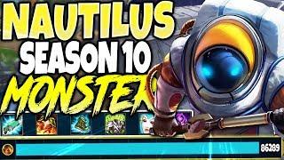 Nautilus Season 10 MONSTER | INSANE DAMAGE and SUSTAIN | Best LoL Top Nautilus build s10 Gameplay