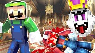 Minecraft Luigis Mansion 3 - King Boo Kills Mario! Can Luigi Escape? [49]