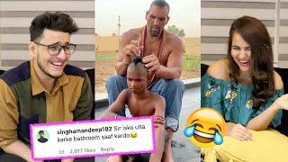 Great Khali's Instagram is The Funniest - Try Not To Laugh Challenge vs My Sister