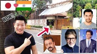 Japanese Guy Visits Bollywood Celebrity Homes in Mumbai