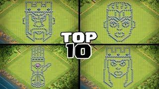 NEW Best! *TOP 10* Base Designs (With COPY LINKS!) - TH11, TH12 & TH13 - Clash of Clans